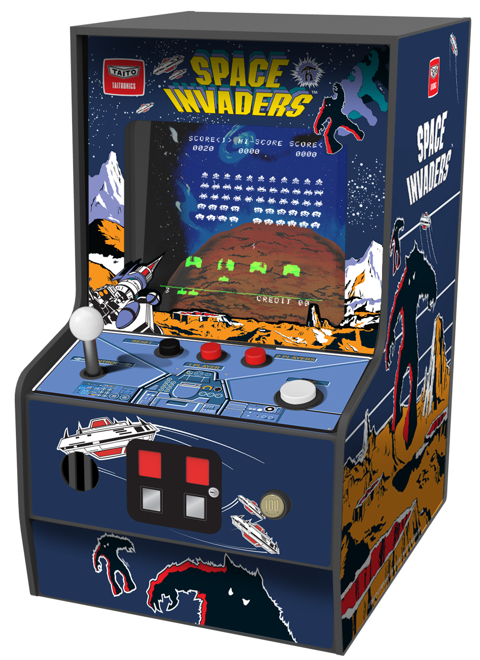 My Arcade Reveals Collectible SPACE INVADERS Micro Player