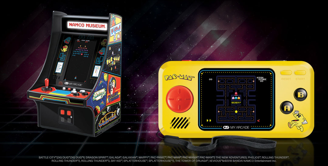 My Arcade® to launch classic BANDAI NAMCO Titles on two unique new portable devices
